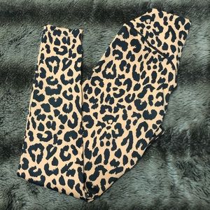 Cheetah Balance Athletica Leggings NWOT